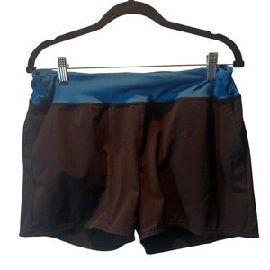 Cotopaxi Women’s Vamos Hybrid Shorts Blue Brown Size M Athletic Outdoor